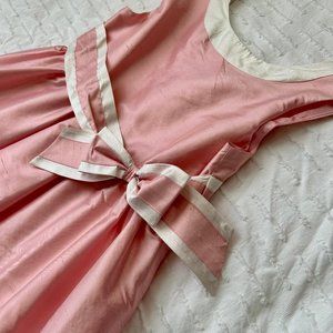 Gymboree Girls Special Occasion Dress-Pink/White-Size 10